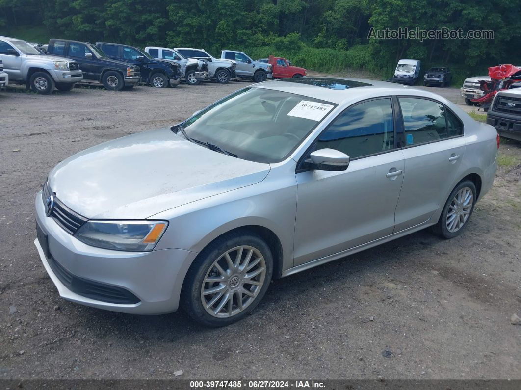 2011 Volkswagen Jetta 2.5l Se Silver vin: 3VWBZ7AJ7BM365755