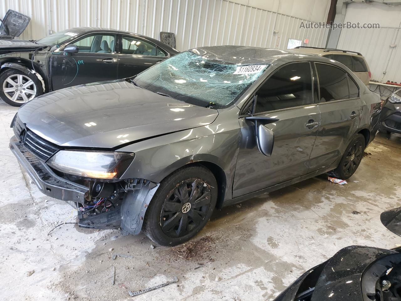 2011 Volkswagen Jetta Se Gray vin: 3VWBZ7AJ7BM375346