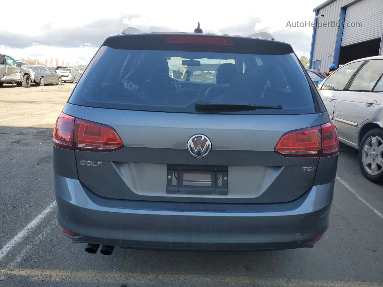 2015 Volkswagen Golf Sportwagen S Серый vin: 3VWC17AU0FM511909