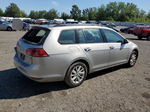 2015 Volkswagen Golf Sportwagen S Silver vin: 3VWC17AU0FM512381