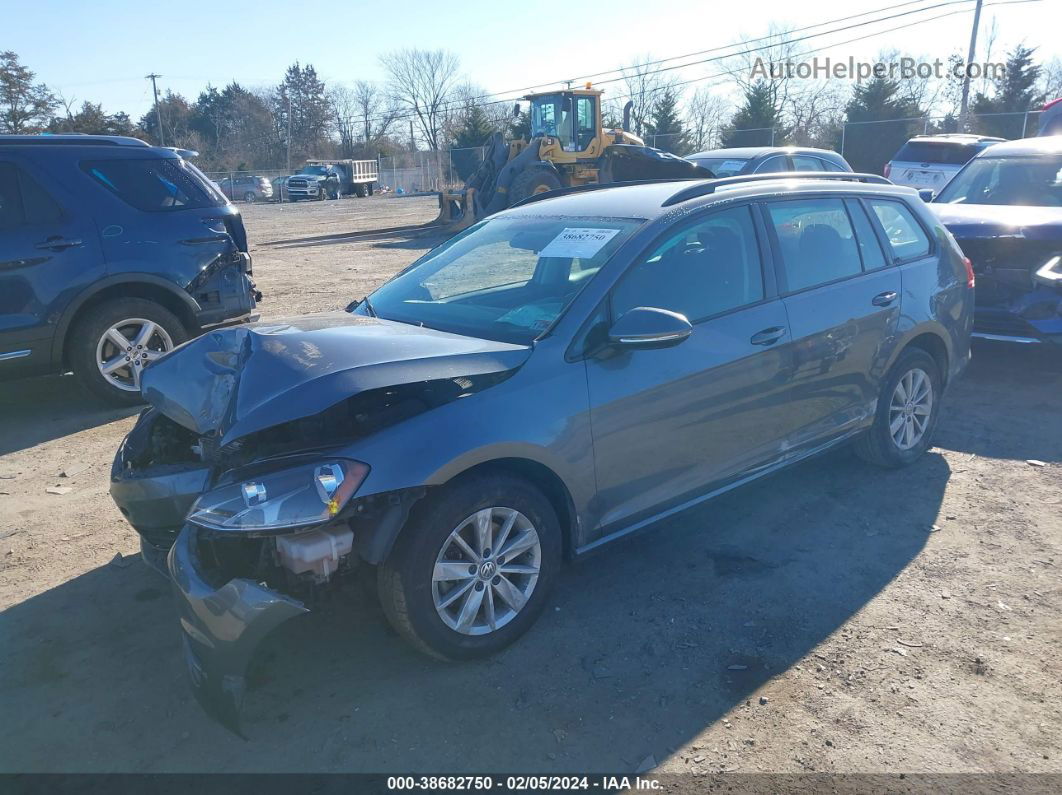 2016 Volkswagen Golf Sportwagen Tsi S 4-door Gray vin: 3VWC17AU0GM516920