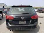 2016 Volkswagen Golf Sportwagen S Black vin: 3VWC17AU0GM517887