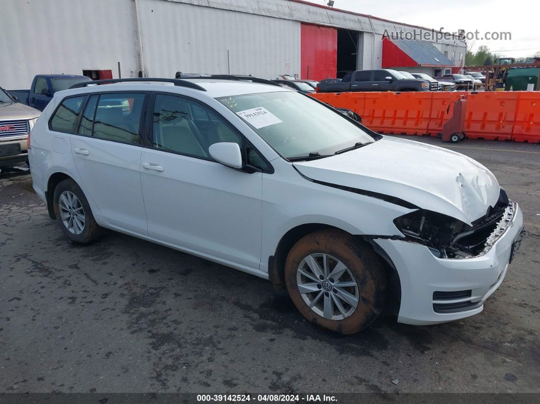 2016 Volkswagen Golf Sportwagen Tsi Limited Edition/tsi S 4-door/tsi Se 4-door/tsi Sel 4-door White vin: 3VWC17AU0GM522023