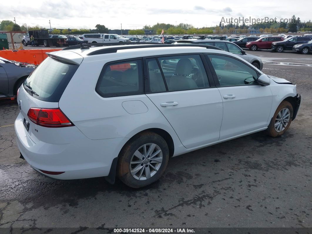 2016 Volkswagen Golf Sportwagen Tsi Limited Edition/tsi S 4-door/tsi Se 4-door/tsi Sel 4-door White vin: 3VWC17AU0GM522023