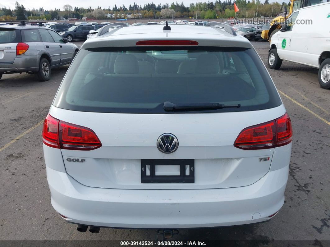 2016 Volkswagen Golf Sportwagen Tsi Limited Edition/tsi S 4-door/tsi Se 4-door/tsi Sel 4-door White vin: 3VWC17AU0GM522023