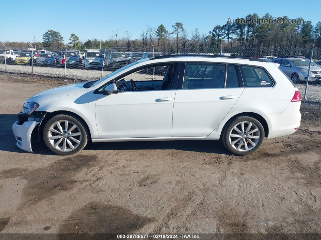 2017 Volkswagen Golf Sportwagen Tsi S/tsi Se/tsi Sel White vin: 3VWC17AU0HM537686