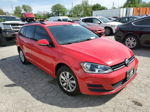 2015 Volkswagen Golf Sportwagen S Red vin: 3VWC17AU1FM515743