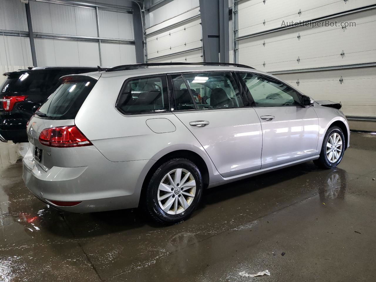 2016 Volkswagen Golf Sportwagen S Gray vin: 3VWC17AU1GM514397