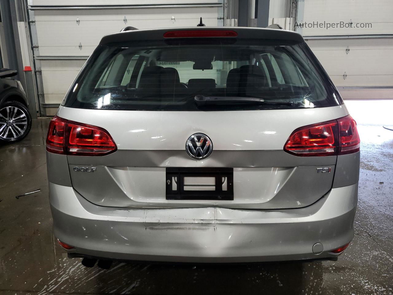 2016 Volkswagen Golf Sportwagen S Gray vin: 3VWC17AU1GM514397