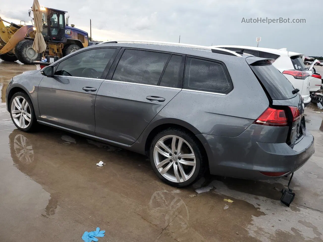 2016 Volkswagen Golf Sportwagen S Gray vin: 3VWC17AU1GM521897