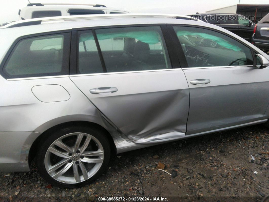 2017 Volkswagen Golf Sportwagen Tsi Sel Silver vin: 3VWC17AU1HM500663