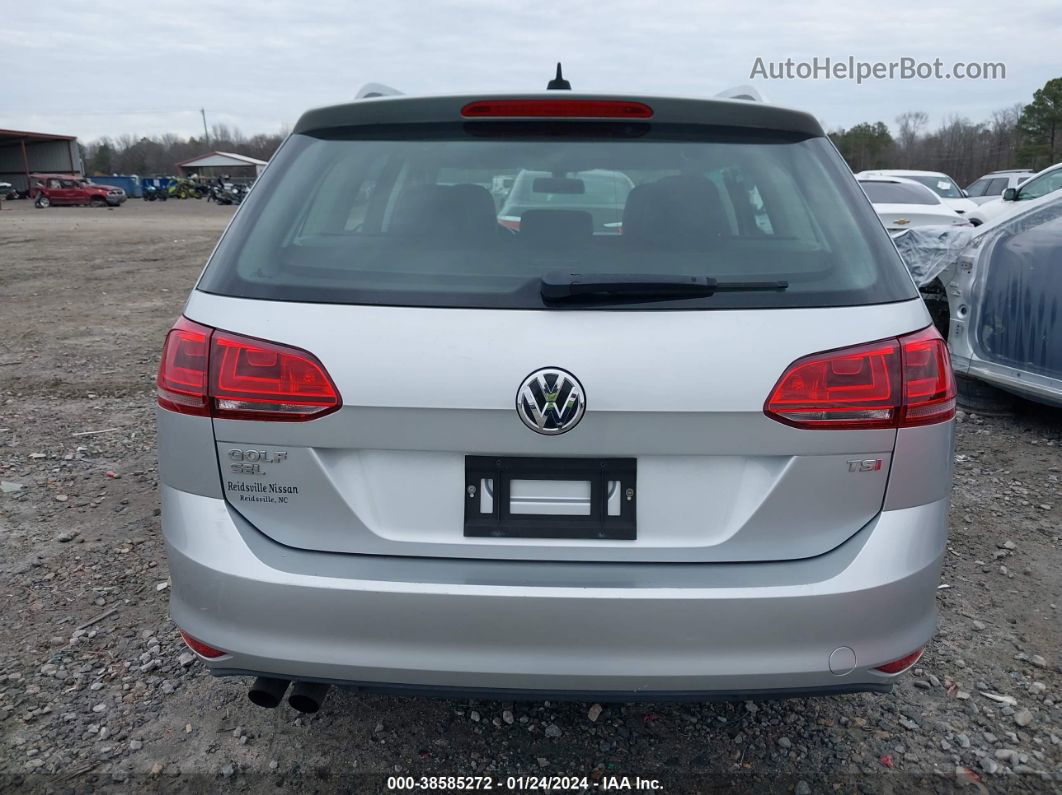 2017 Volkswagen Golf Sportwagen Tsi Sel Silver vin: 3VWC17AU1HM500663