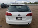 2016 Volkswagen Golf Sportwagen S Белый vin: 3VWC17AU2GM501593