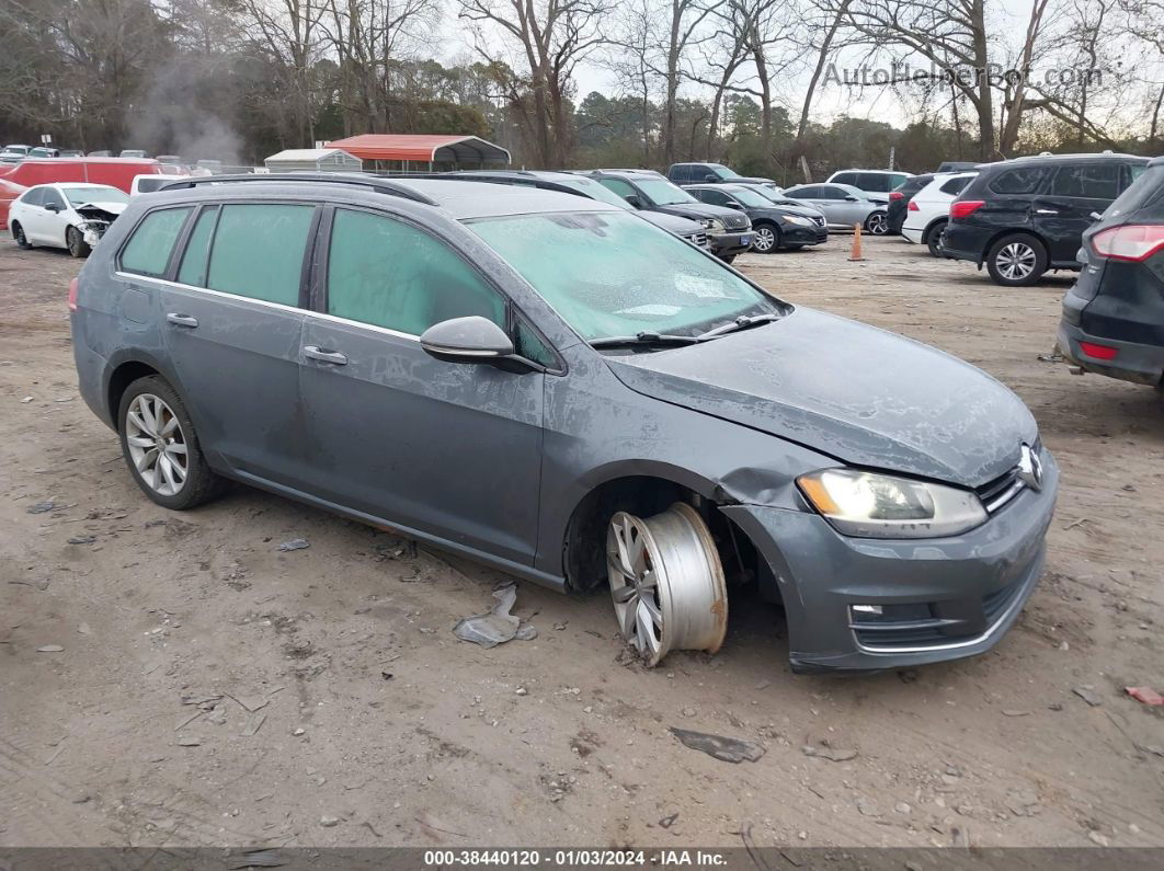 2016 Volkswagen Golf Sportwagen Tsi Se 4-door Gray vin: 3VWC17AU2GM513789