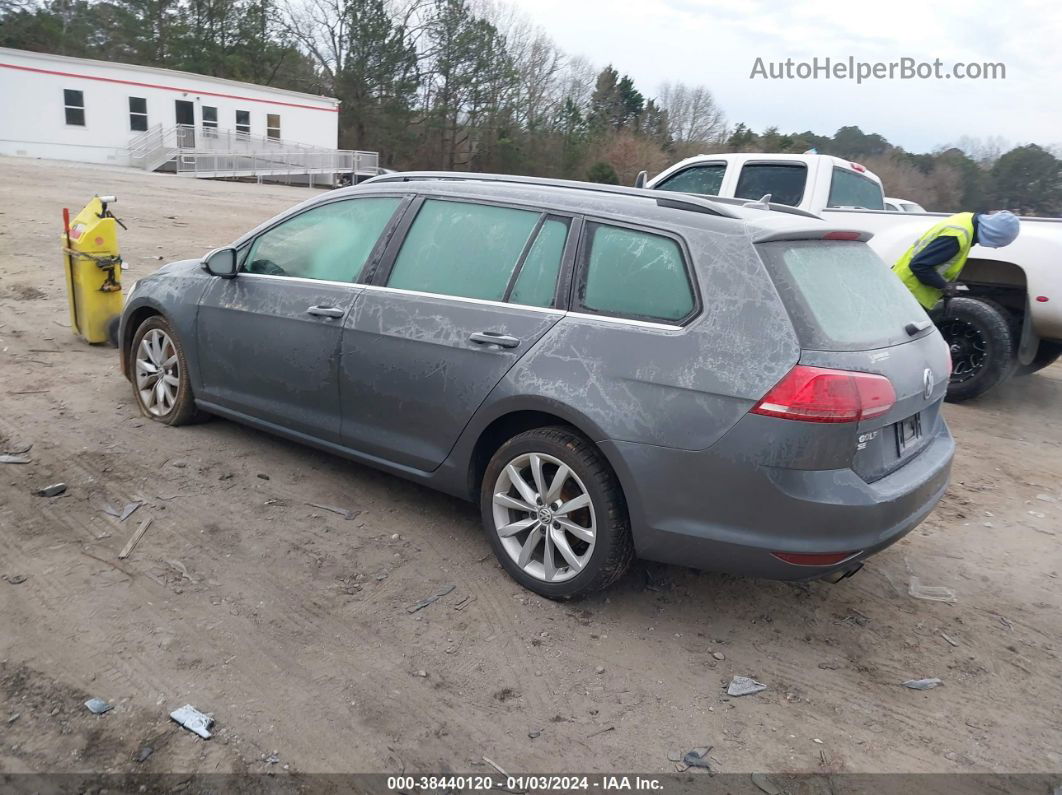 2016 Volkswagen Golf Sportwagen Tsi Se 4-door Серый vin: 3VWC17AU2GM513789