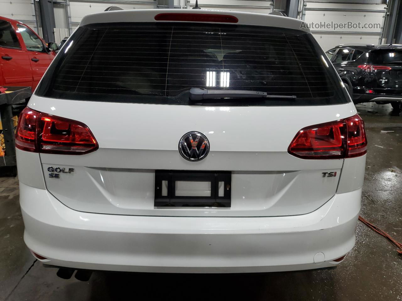 2016 Volkswagen Golf Sportwagen S White vin: 3VWC17AU2GM516997