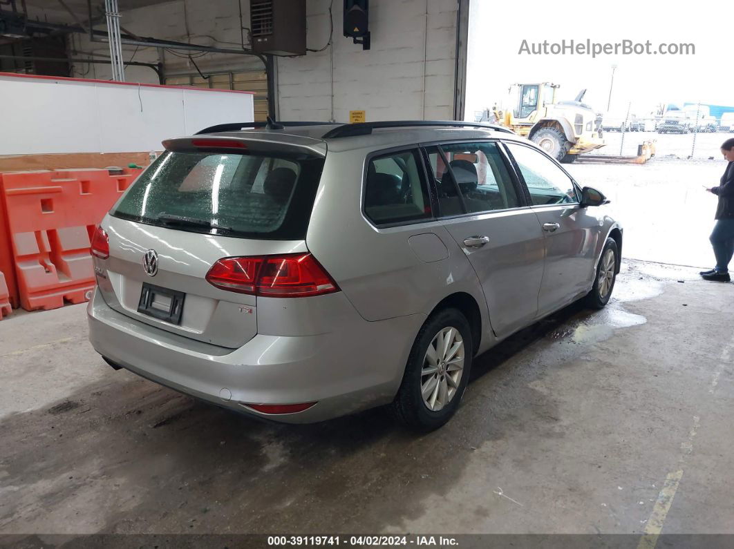 2017 Volkswagen Golf Sportwagen Tsi S/tsi Se/tsi Sel Silver vin: 3VWC17AU2HM523952