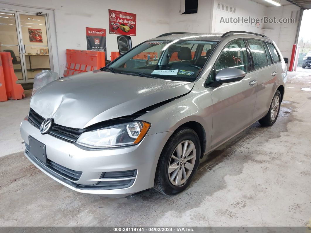 2017 Volkswagen Golf Sportwagen Tsi S/tsi Se/tsi Sel Silver vin: 3VWC17AU2HM523952