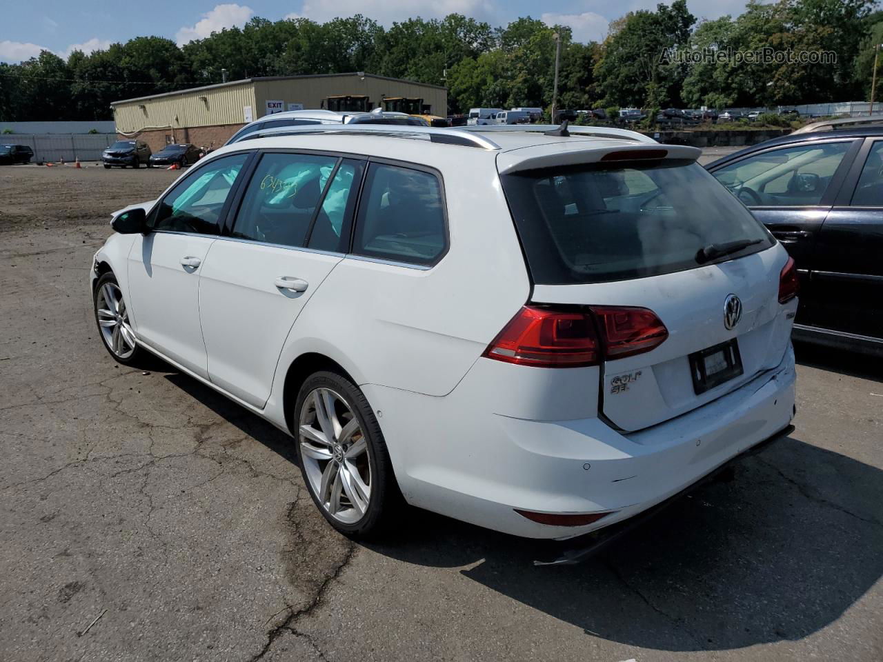 2016 Volkswagen Golf Sportwagen S White vin: 3VWC17AU3GM516491