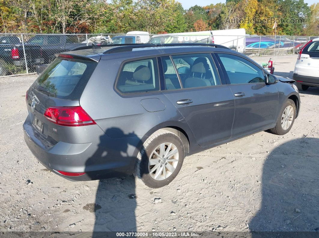 2016 Volkswagen Golf Sportwagen Tsi S 4-door Серый vin: 3VWC17AU4GM515138