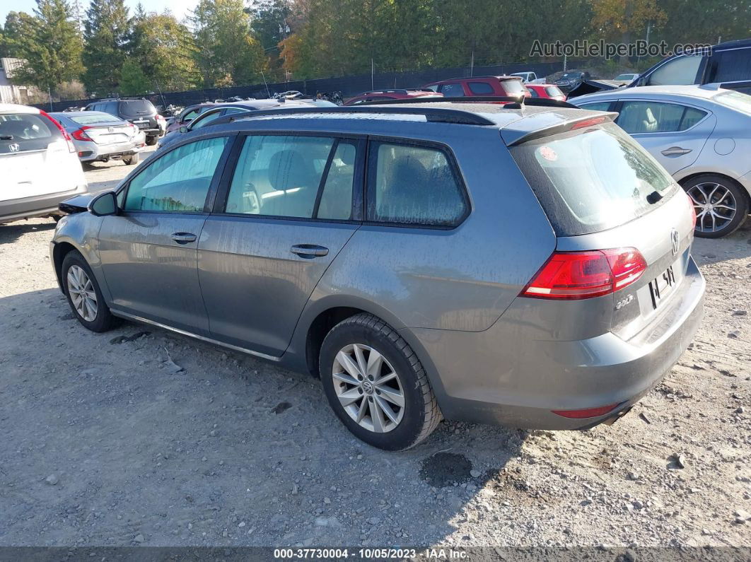 2016 Volkswagen Golf Sportwagen Tsi S 4-door Gray vin: 3VWC17AU4GM515138