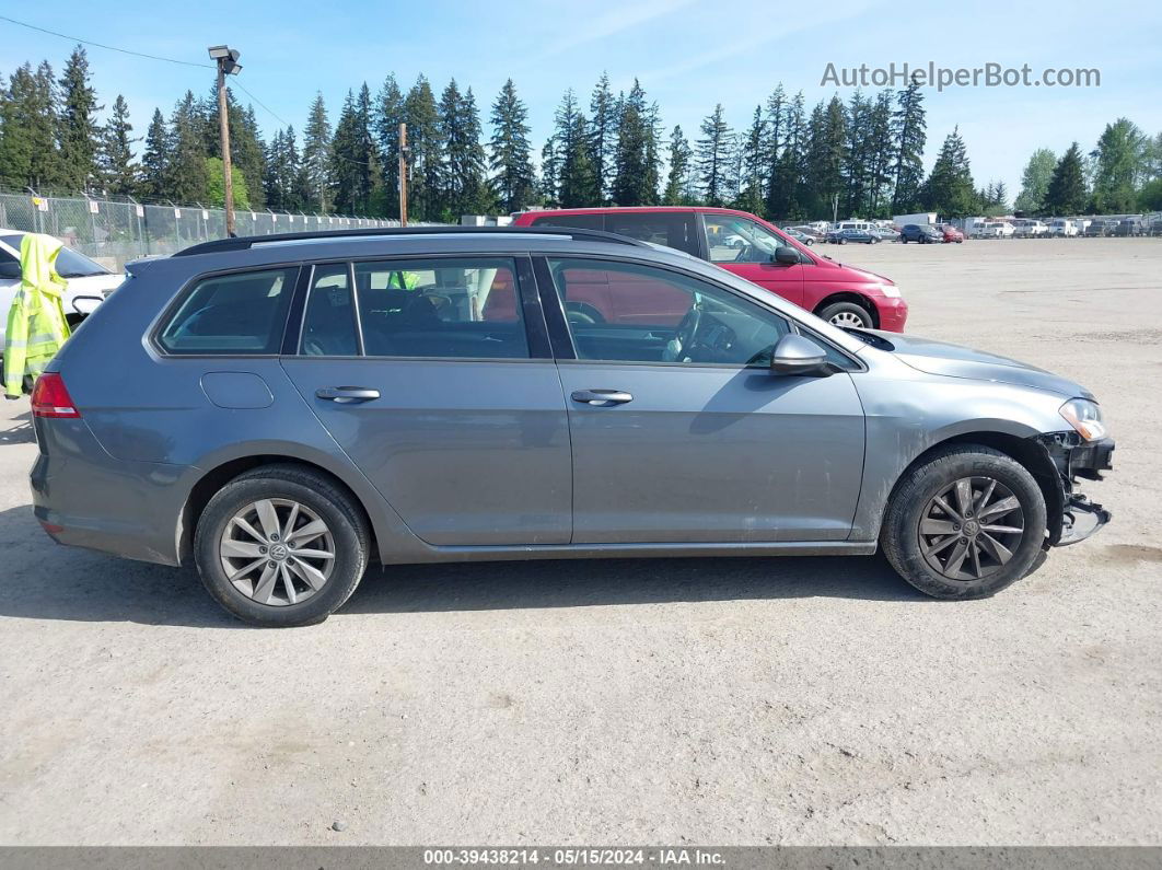 2017 Volkswagen Golf Sportwagen Tsi S/tsi Se/tsi Sel Gray vin: 3VWC17AU4HM531857