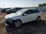 2015 Volkswagen Golf Sportwagen S White vin: 3VWC17AU5FM512232