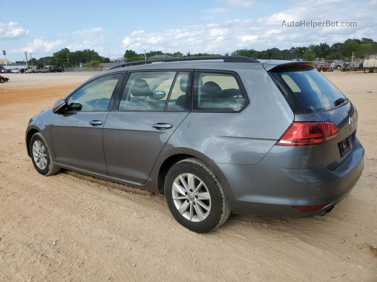 2017 Volkswagen Golf Sportwagen S Gray vin: 3VWC17AU5HM501539