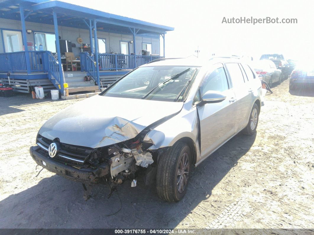 2015 Volkswagen Golf Sportwagen Tsi S 4-door Silver vin: 3VWC17AU6FM509050