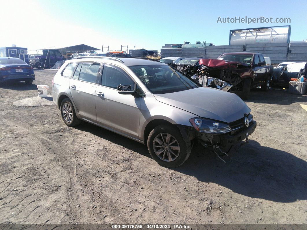 2015 Volkswagen Golf Sportwagen Tsi S 4-door Silver vin: 3VWC17AU6FM509050