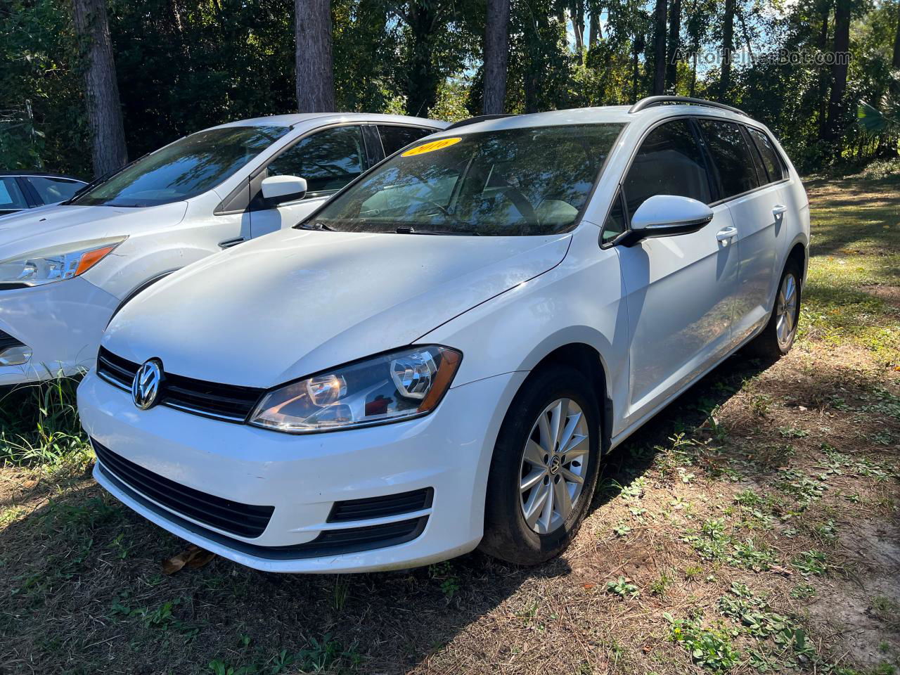 2016 Volkswagen Golf Sportwagen S White vin: 3VWC17AU6GM511141