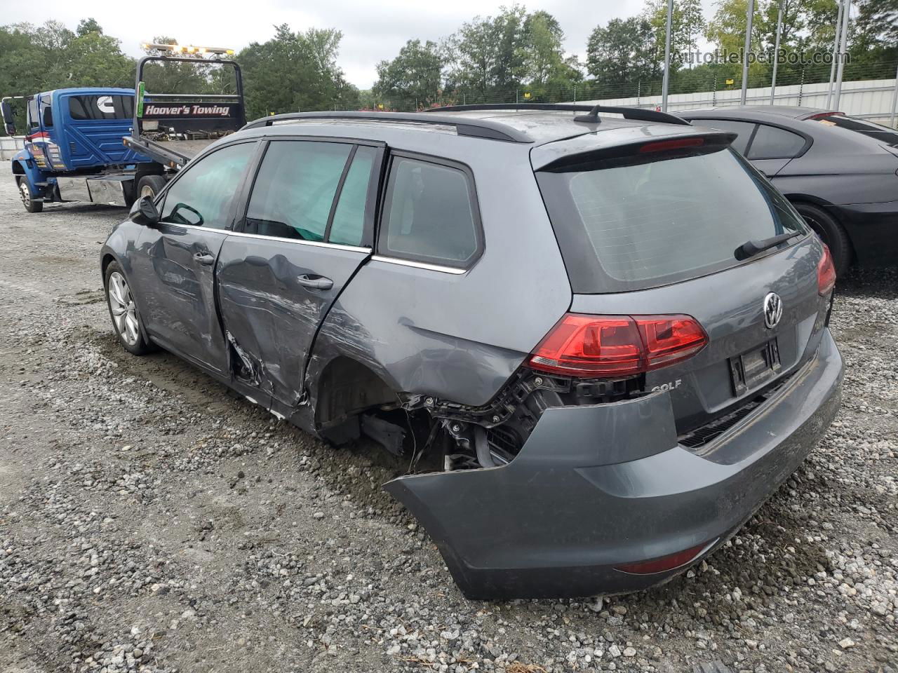 2016 Volkswagen Golf Sportwagen S Gray vin: 3VWC17AU6GM514489