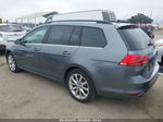 2016 Volkswagen Golf Sportwagen Tsi Se 4-door Gray vin: 3VWC17AU7GM518180