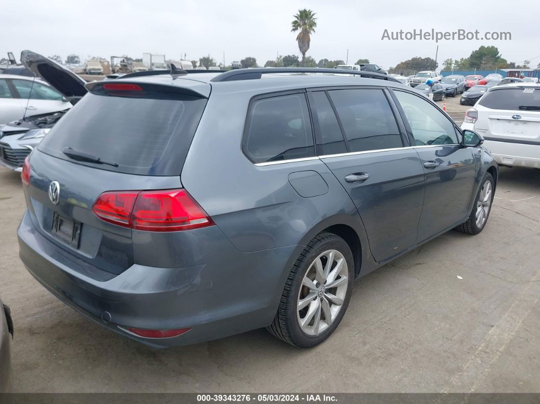 2016 Volkswagen Golf Sportwagen Tsi Se 4-door Gray vin: 3VWC17AU7GM518180