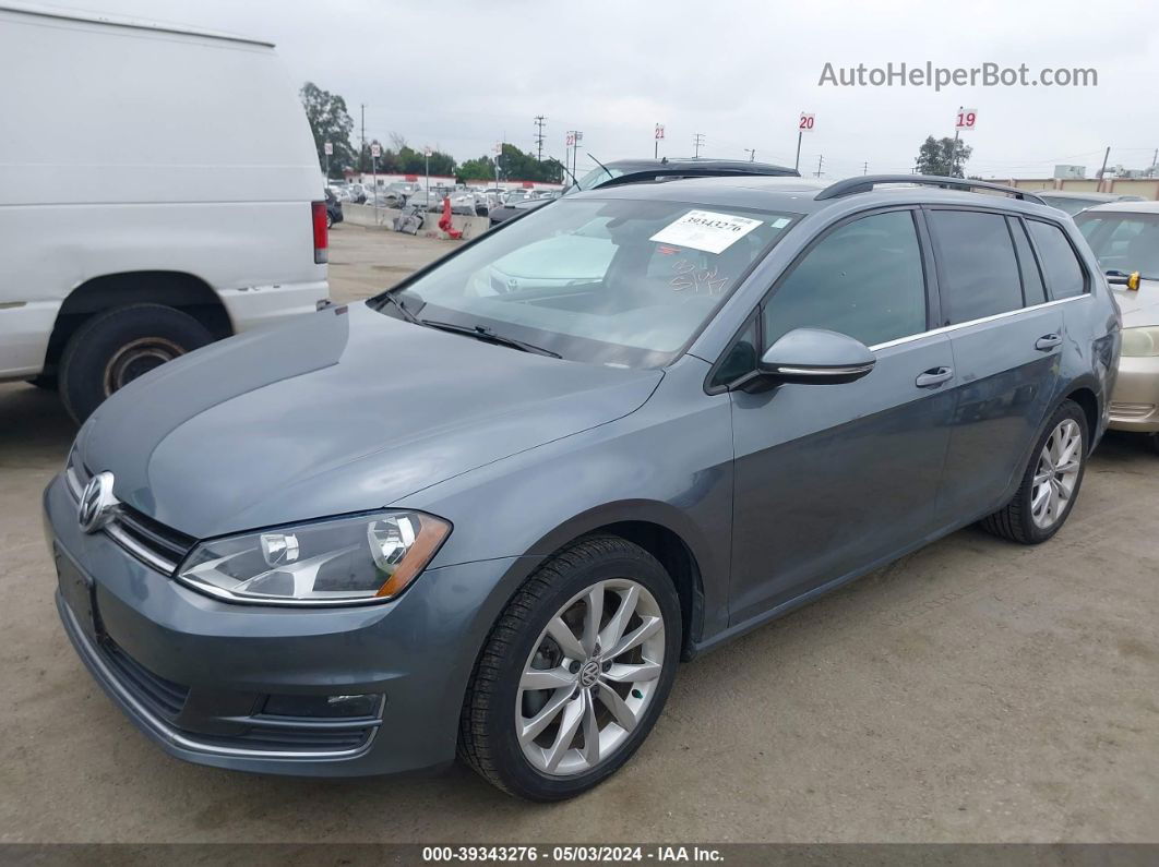 2016 Volkswagen Golf Sportwagen Tsi Se 4-door Gray vin: 3VWC17AU7GM518180