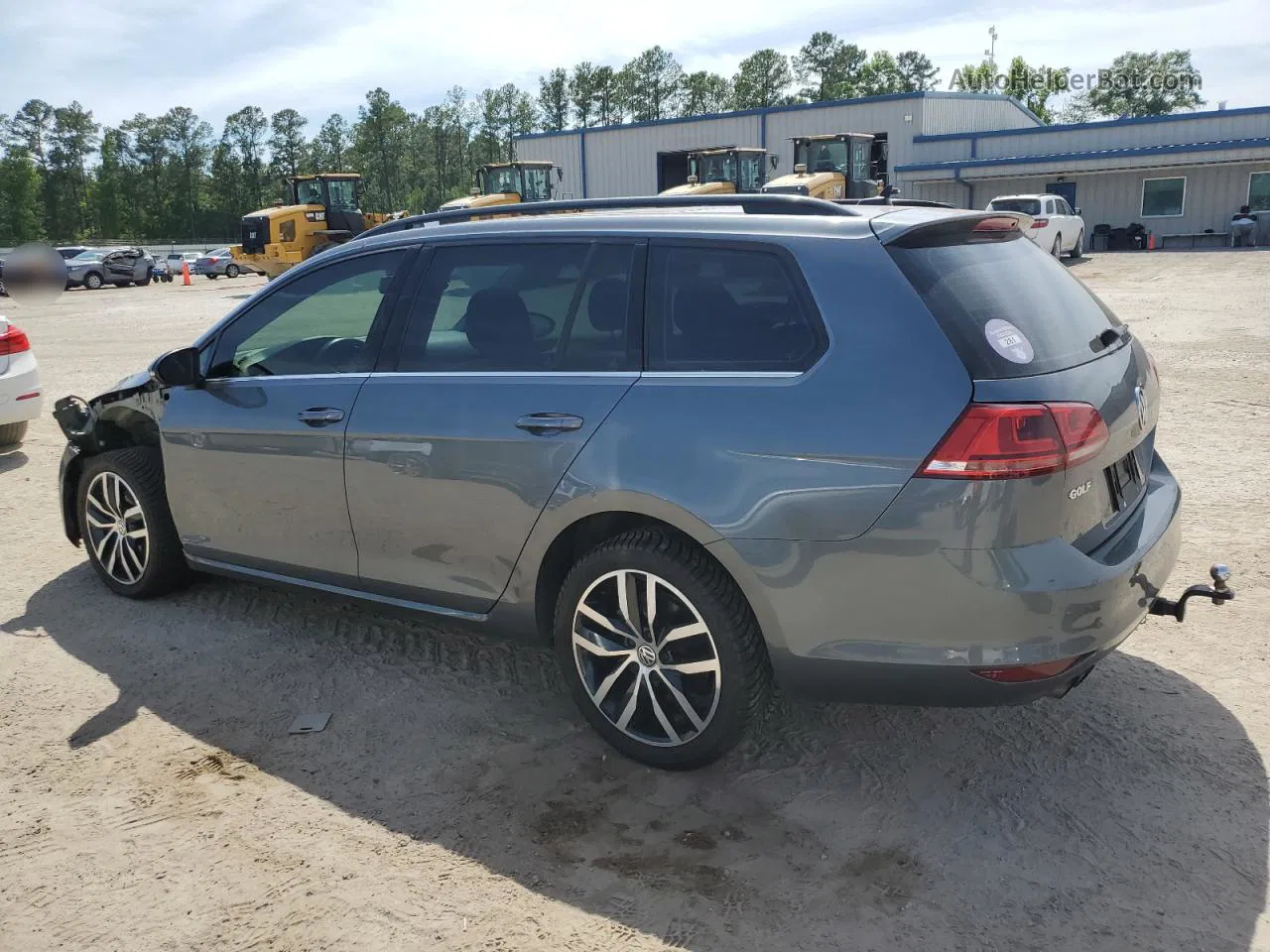 2016 Volkswagen Golf Sportwagen S Gray vin: 3VWC17AU7GM520768