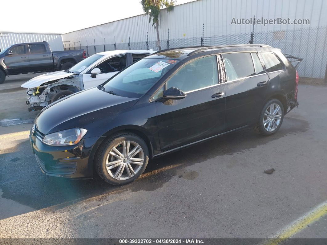 2016 Volkswagen Golf Sportwagen Tsi Limited Edition Black vin: 3VWC17AU7GM523153