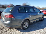 2015 Volkswagen Golf Sportwagen S Gray vin: 3VWC17AU9FM501413