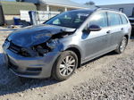 2015 Volkswagen Golf Sportwagen S Gray vin: 3VWC17AU9FM501413