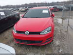 2015 Volkswagen Golf Sportwagen Tsi S 4-door Red vin: 3VWC17AU9FM515716