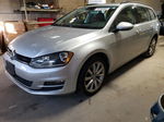 2016 Volkswagen Golf Sportwagen S Silver vin: 3VWC17AU9GM517368