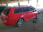 2017 Volkswagen Golf Sportwagen S Красный vin: 3VWC17AU9HM542594