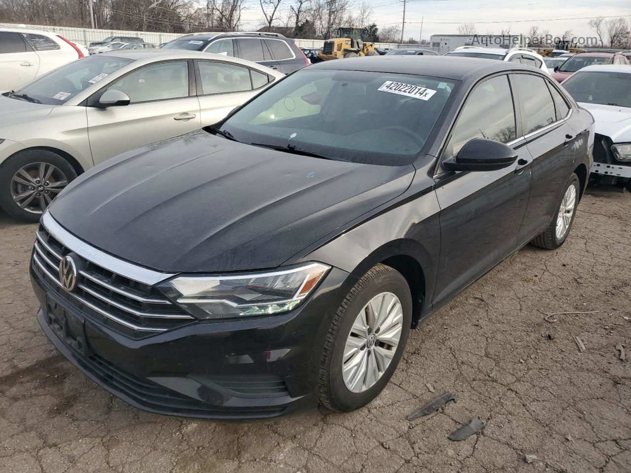 2019 Volkswagen Jetta S Black vin: 3VWC57BU0KM029907