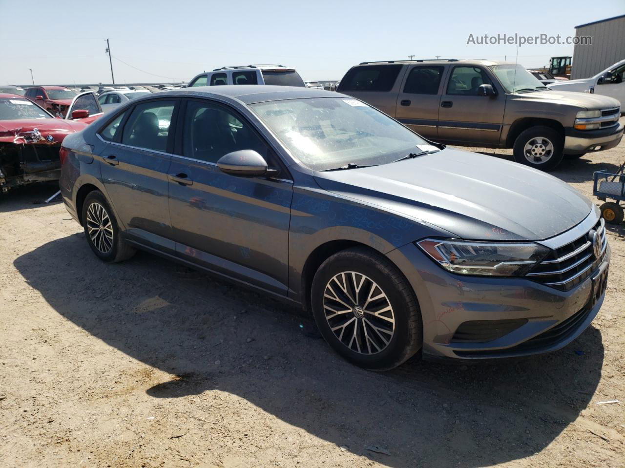 2019 Volkswagen Jetta S Silver vin: 3VWC57BU0KM114990