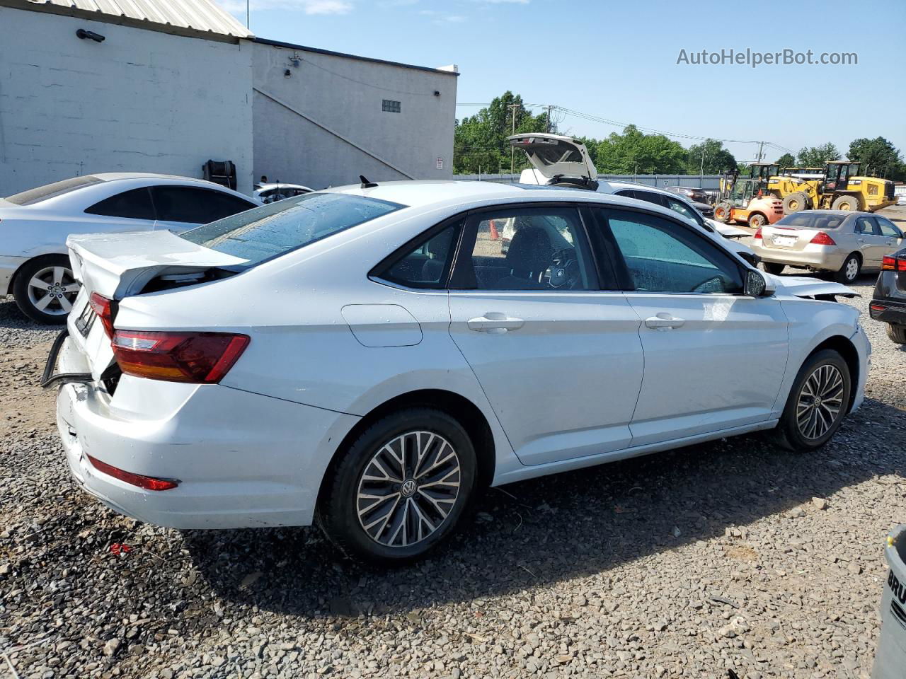 2019 Volkswagen Jetta S White vin: 3VWC57BU0KM130977