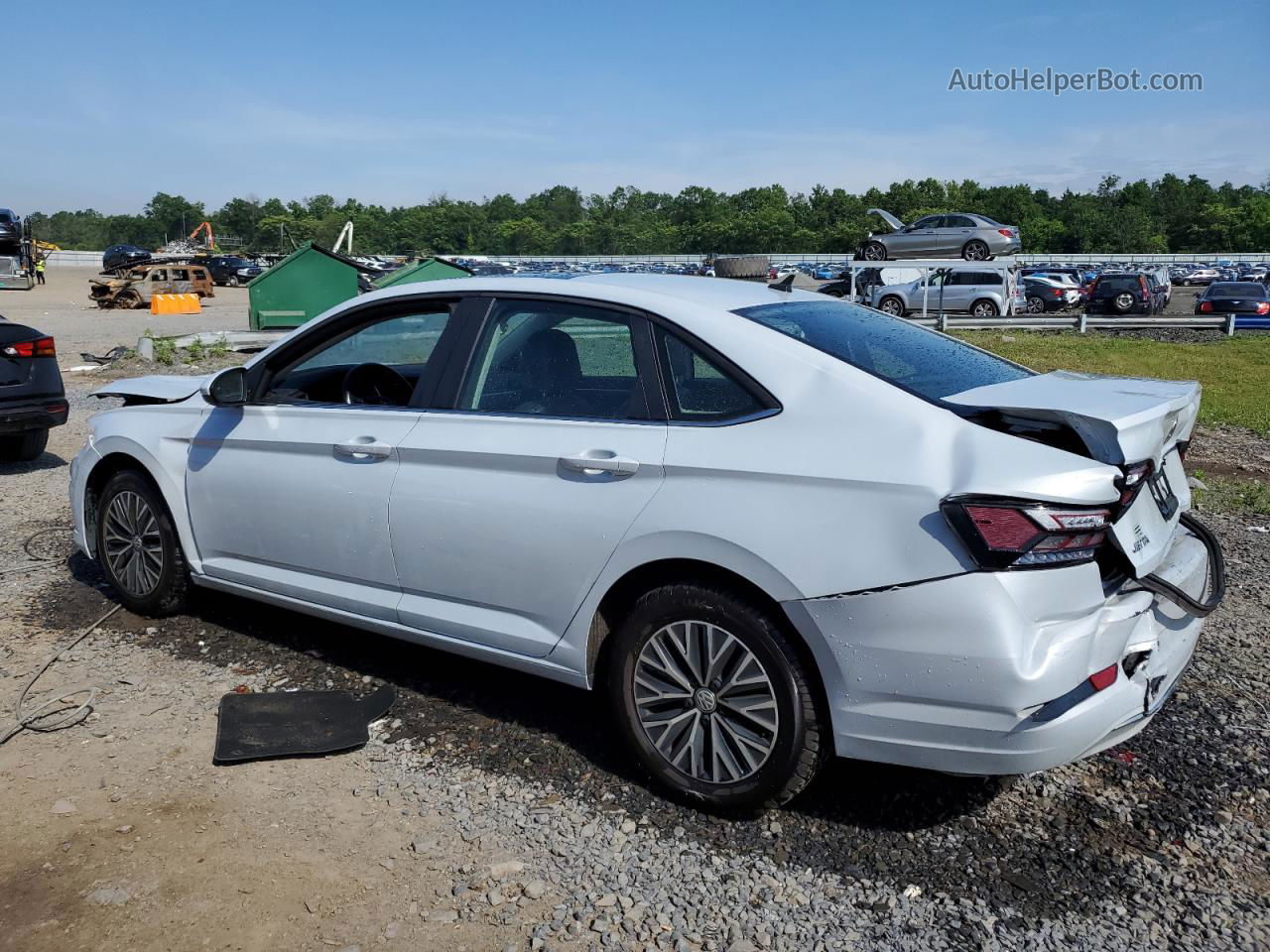 2019 Volkswagen Jetta S White vin: 3VWC57BU0KM130977