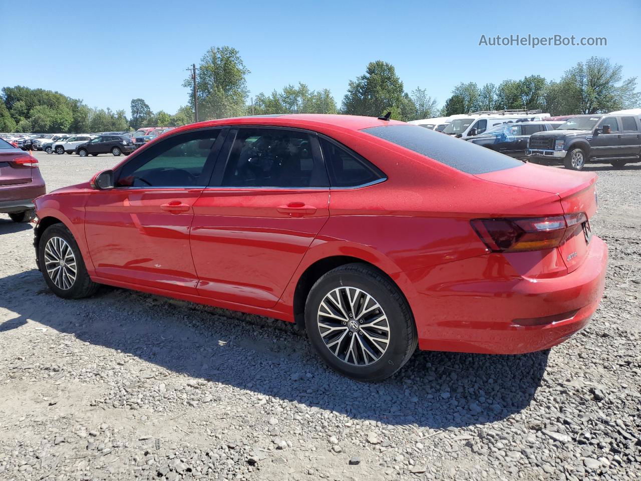 2019 Volkswagen Jetta S Red vin: 3VWC57BU0KM142546