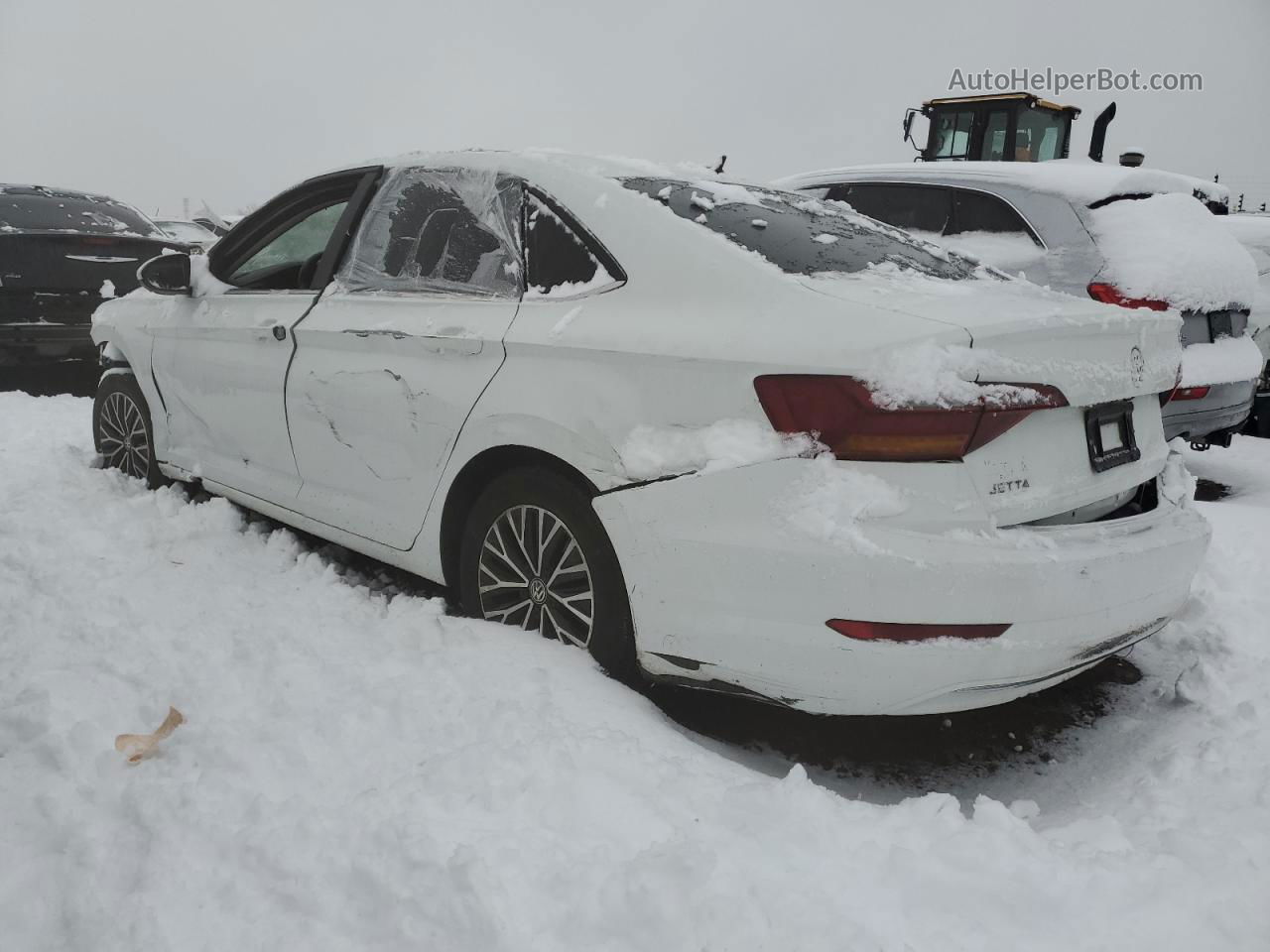 2019 Volkswagen Jetta S White vin: 3VWC57BU0KM153823