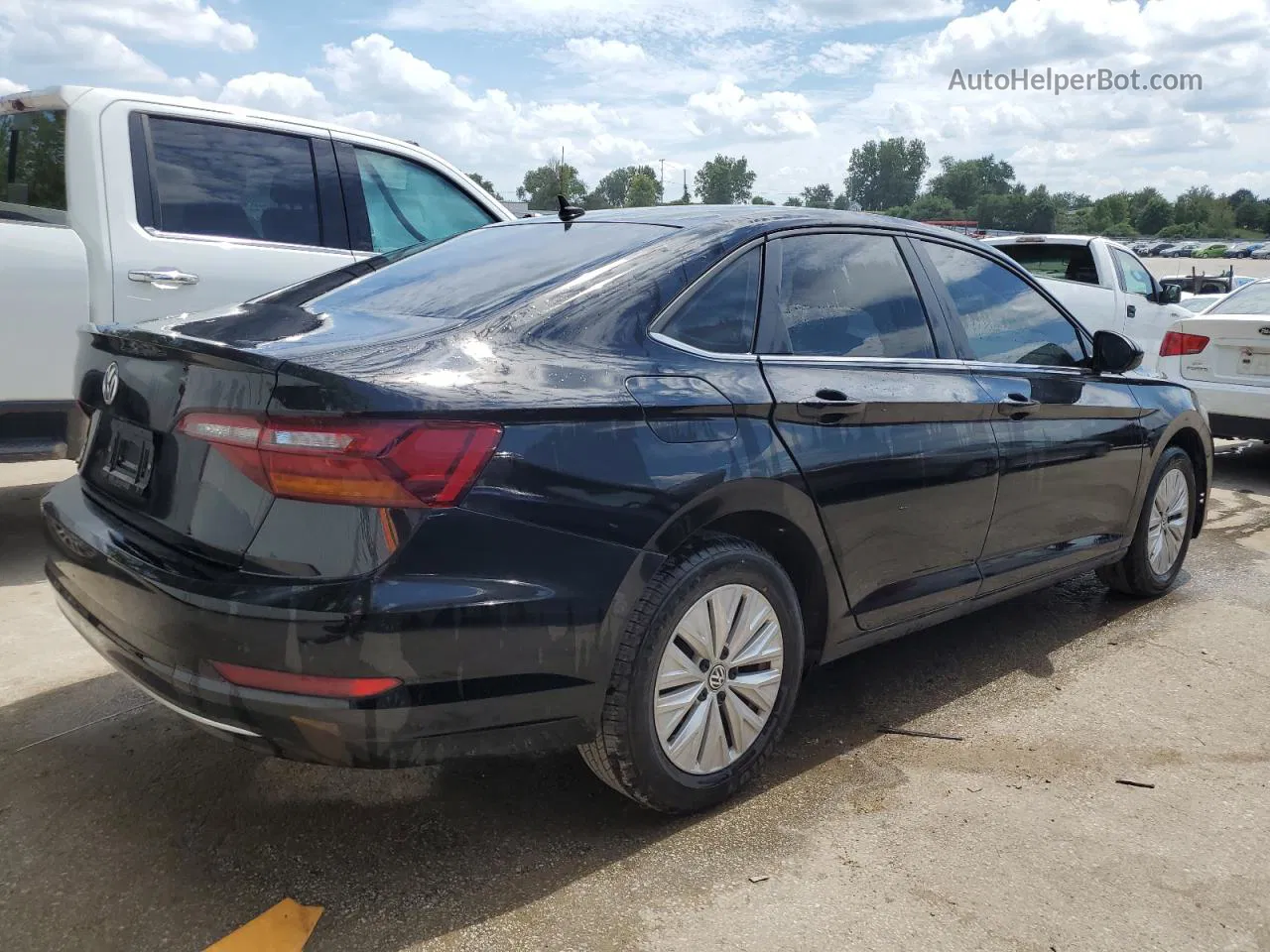 2019 Volkswagen Jetta S Black vin: 3VWC57BU0KM172856