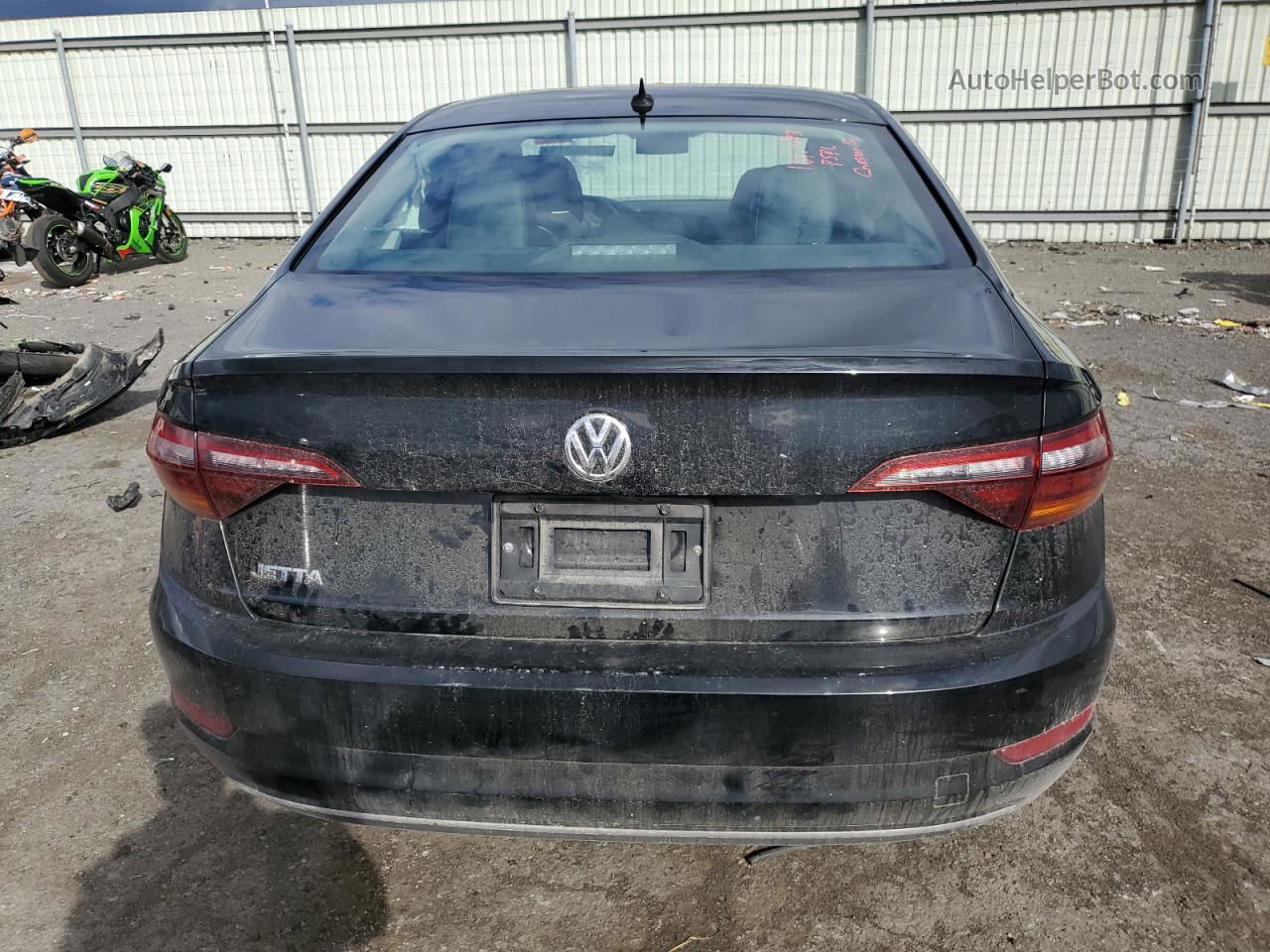 2019 Volkswagen Jetta S Черный vin: 3VWC57BU0KM188362